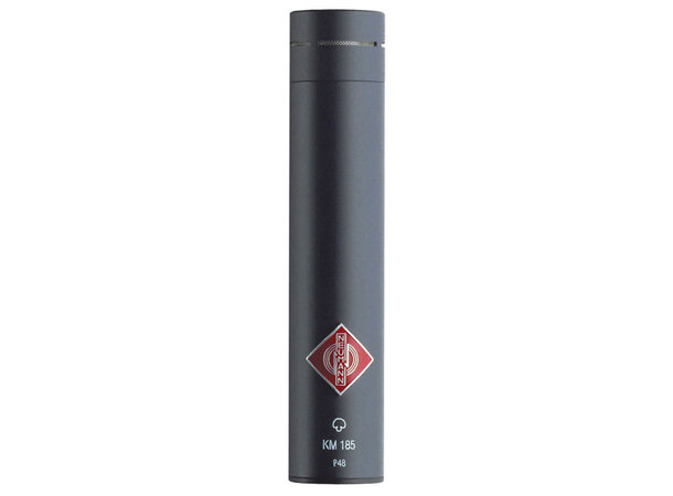 Neumann KM 185 mt Super-cardioid microphone. Sort 