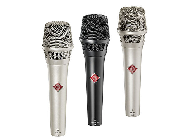 Neumann KMS 104 mt Cardioid vocalist microphone. Sort 