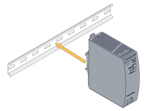 K-Array K-AL120 DIN rail PS 2 x GH4,5 KT2(full power)10 KT2(bckgrnd) 