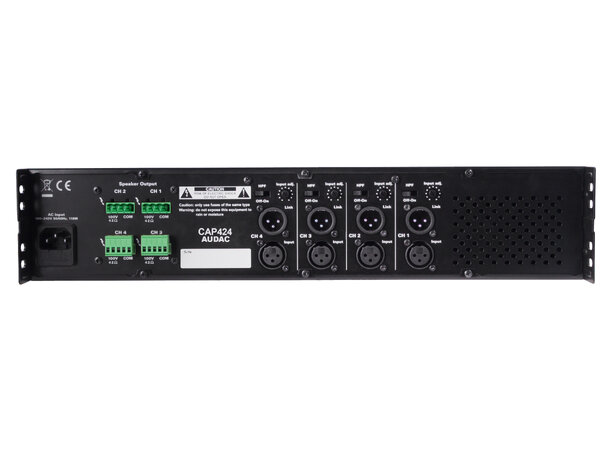 Audac CAP424 Forsterker 4x240W/100V 230V 
