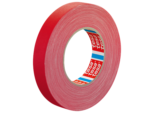 Tesa 4671 Rød - 25mm Premium matt tape 50m