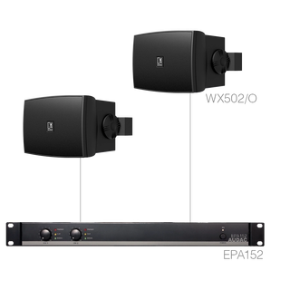 Purra5.2, 2x WX502 O + EPA152 - Sort Installasjonspakke - 30m2, Utend&#248;rs