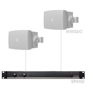 Purra5.2, 2x WX502 O + EPA152 - Hvit Installasjonspakke - 30m2, Utend&#248;rs