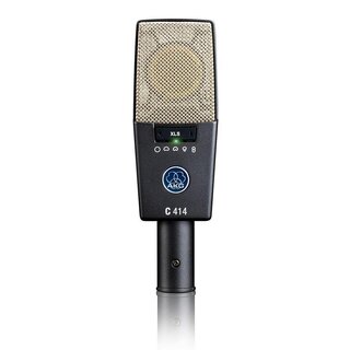 AKG C414 XLS mikrofon, stormembran ink koffert og oppheng