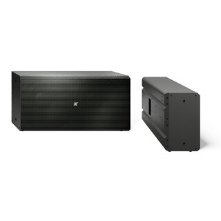 K-Array KU210 2x10" 8+8Ohm, Ultra-slim subwoofer,black