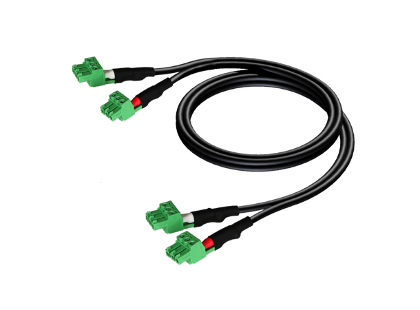 Procab CLA830 2xTerm block 3pin M/M 1,5m (3P - 3.81MM) 