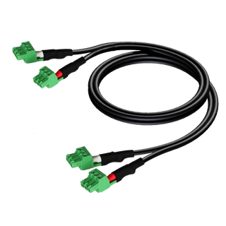 Procab CLA830 2xTerm block 3pin M/M 1,5m (3P - 3.81MM)