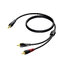 Procab CLA711/1.5 minijack-2x Rca 1,5m HQ 3,5mm minjjack - 2 RCA stereo, 1,5m