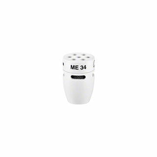 Sennheiser ME 34 W White Miniature cardioid microphone head