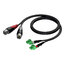 Procab CLA834 2xXLR M 2xTerm Block 1,5m 2 x XLR han - 2 x term, bloc 3P - 3.81mm