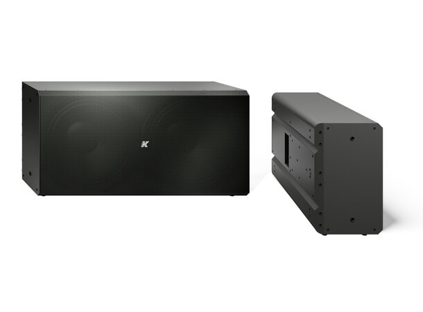 K-Array Rumble KU212 (Black) Ultra-slim subwoofer, 2x12" 8Ohm 