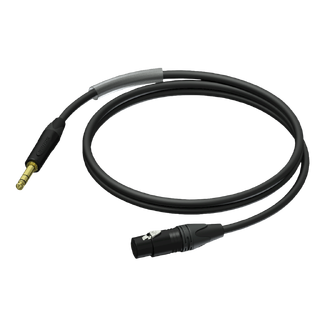 Procab PRA723/1.5 XLR Hun-Jack 6.3mm stereo Han-1.5m