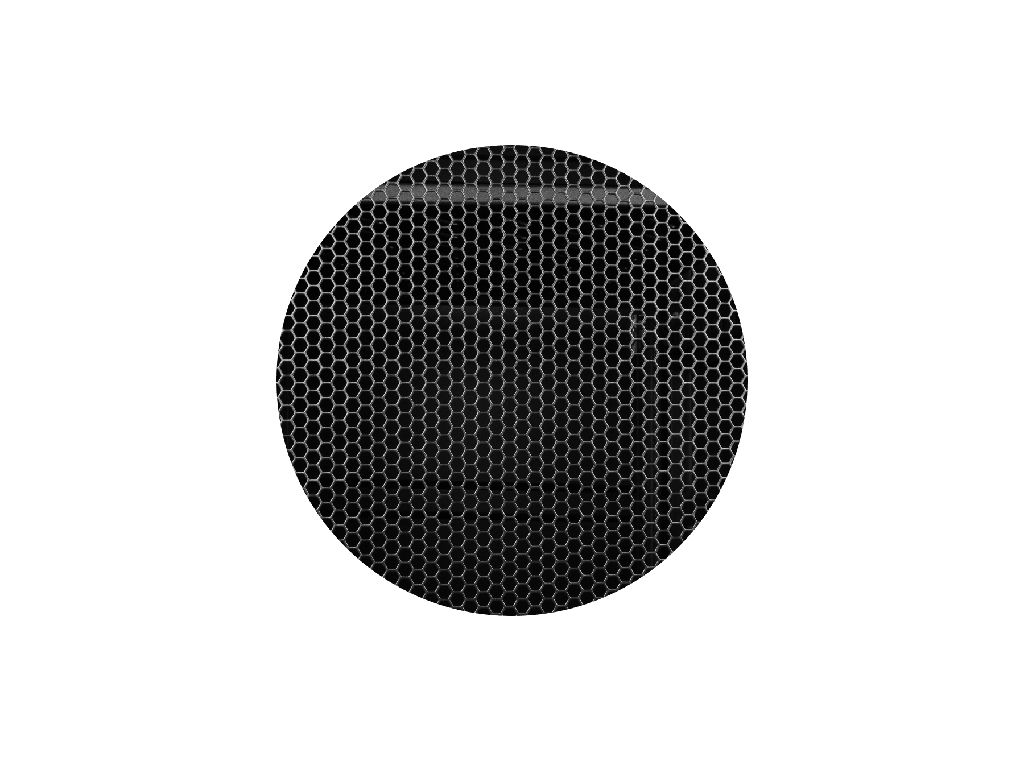 [SPR27GL] Caymon Perforated grill door for 27U SPR