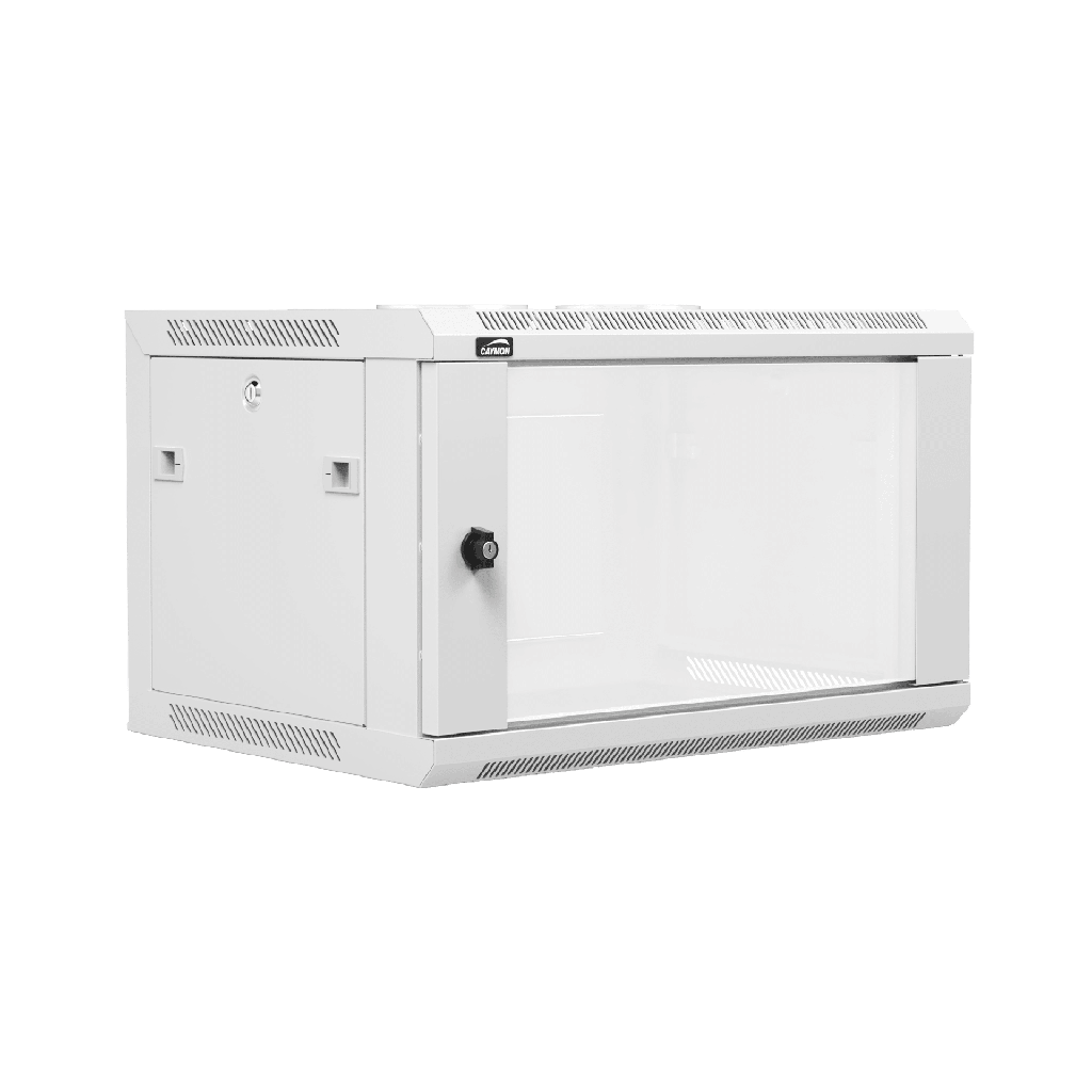 Caymon WPR406R/W 19" Rack for vegg