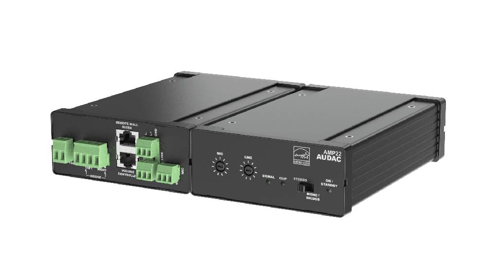 [AMP22] Audac AMP22 2x15W forsterker