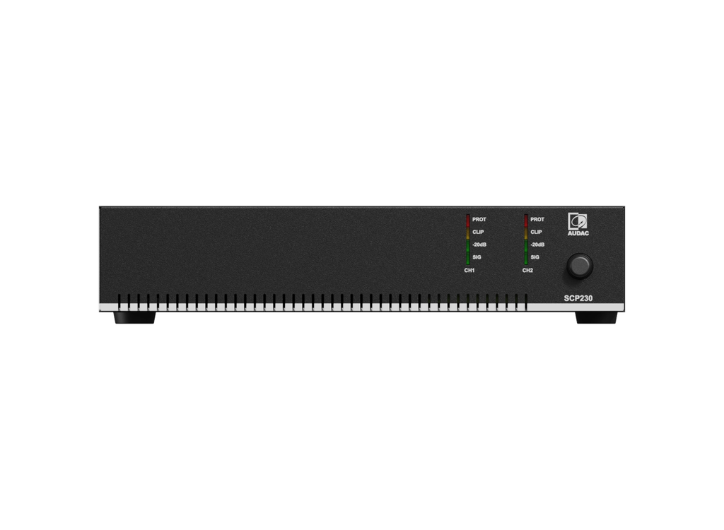 Audac SCP230 2 kanals forsterker