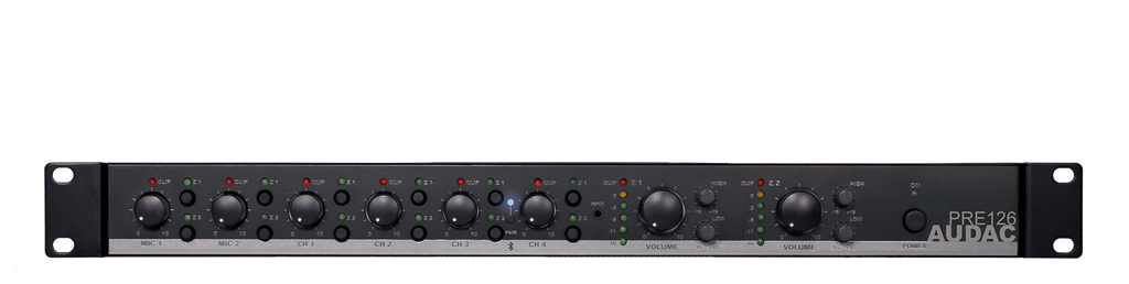 [PRE126] Audac PRE126 19" mikser med Bluetooth®