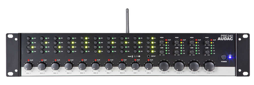 [PRE240] Audac PRE240 19" mikser med Bluetooth®