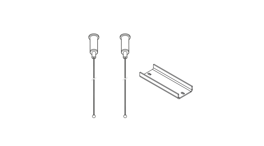 [PEN2-120] KScape Rail Suspension cable 2wire kit