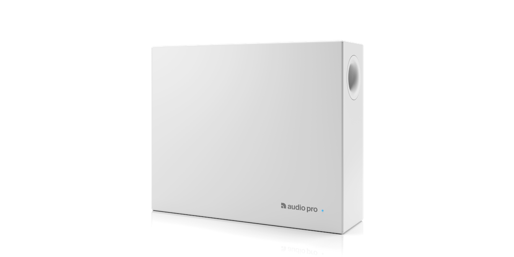 audiopro SUB-1 trådløs subwoofer hvit
