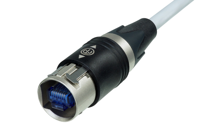 Neutrik NKE6S, CAT6 Ethercon, 3m