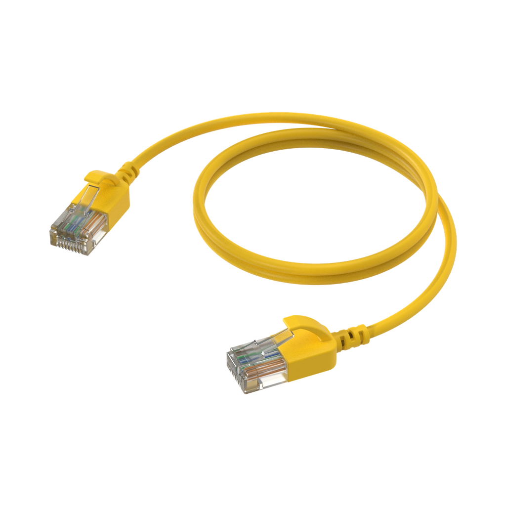 Procab CSD560, CAT6A, gul, 0.3m