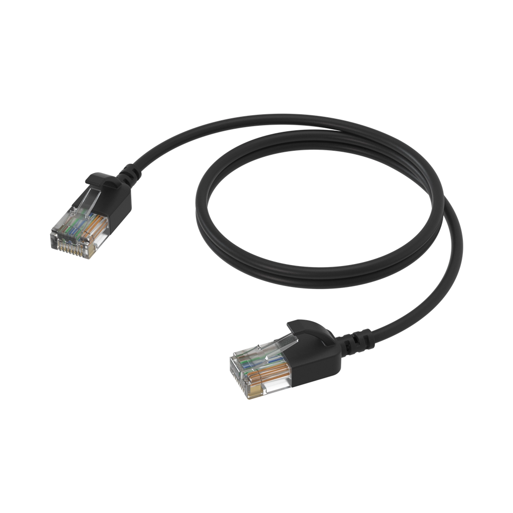 Procab CSD560, CAT6A, sort, 0.3m
