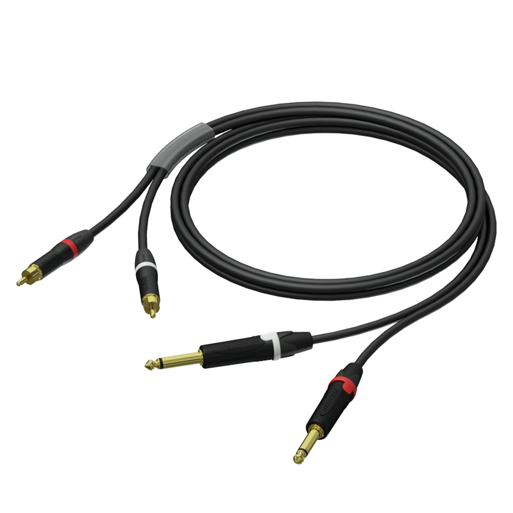 PRA631 2x1/4" jack til 2xRCA  3m