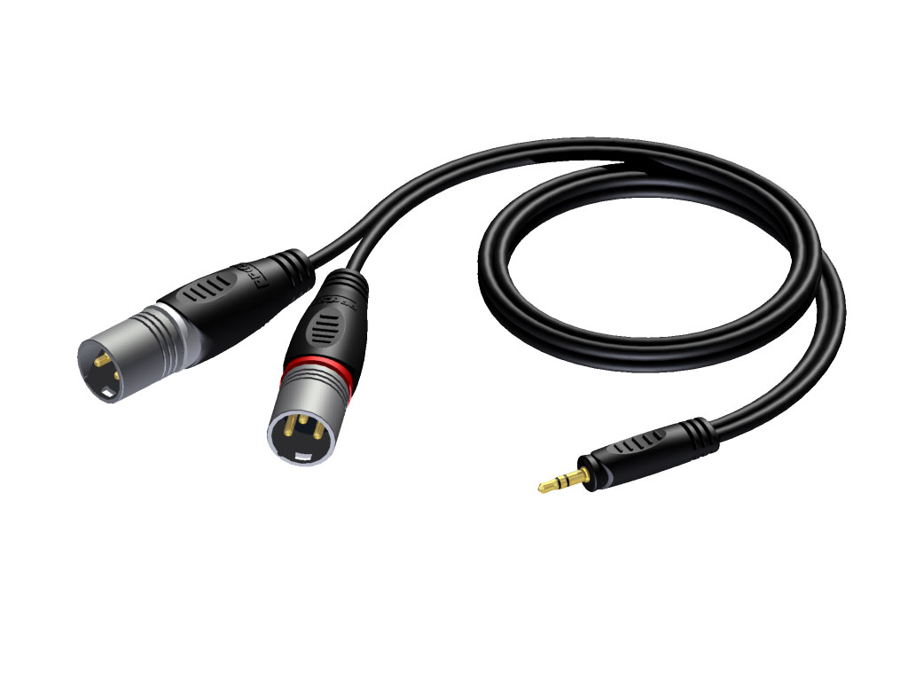 Procab CLA712/3 XLR til 3.5mm