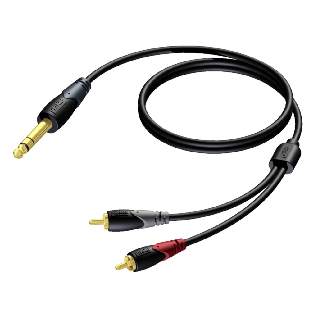 [CLA719/3] Procab CLA719 Jack Stereo 2 x RCA M 3m