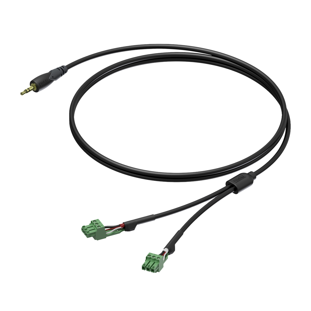 Procab CLA833 3,5mm - 2x term block M/M
