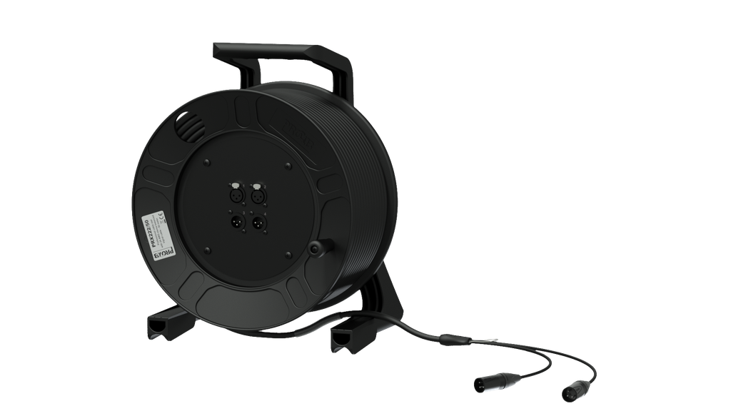 Procab PRX222, Trommel 2x XLR - 50m