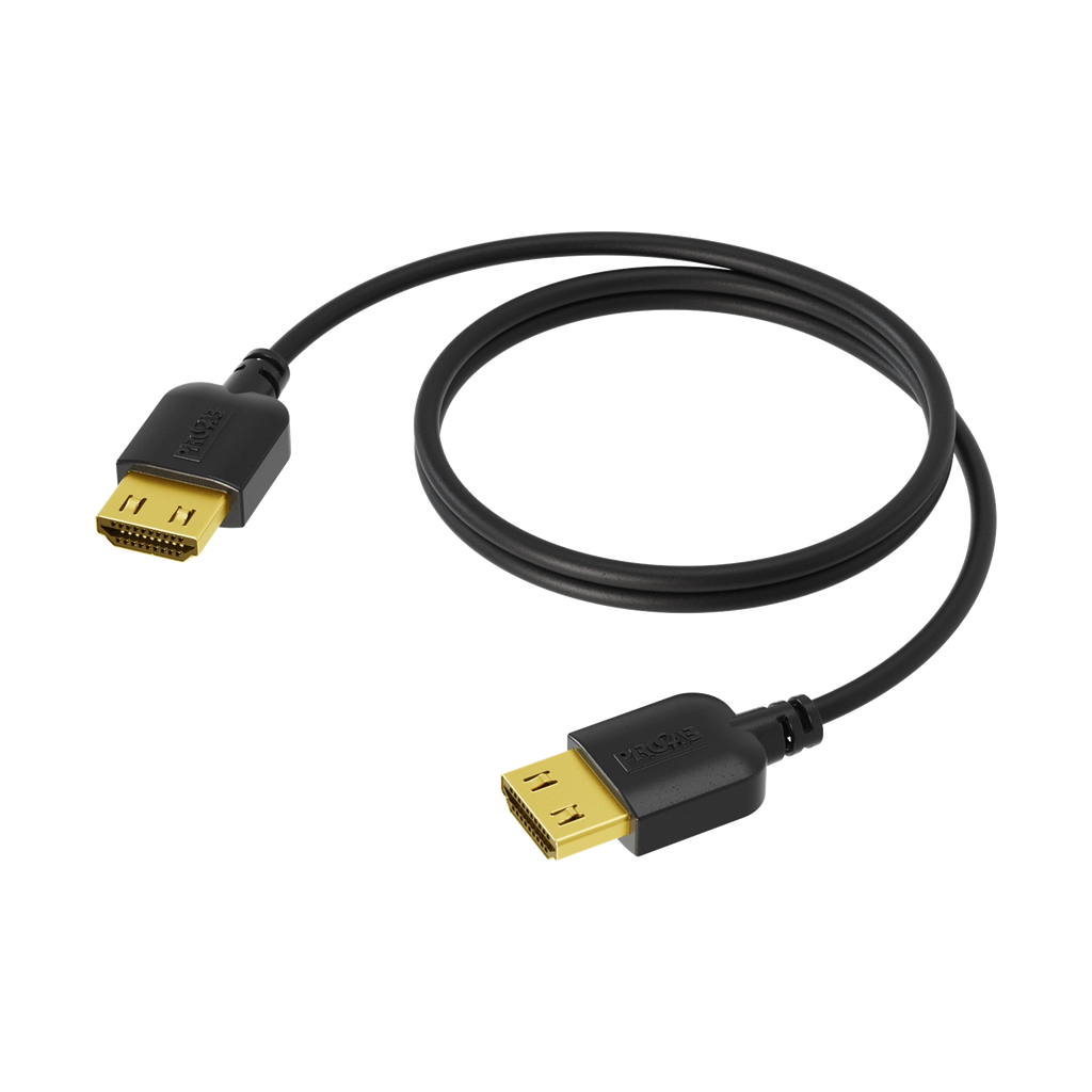 [CSV210B/1] Procab CSV210 Slimline cable, HDMI 2.0