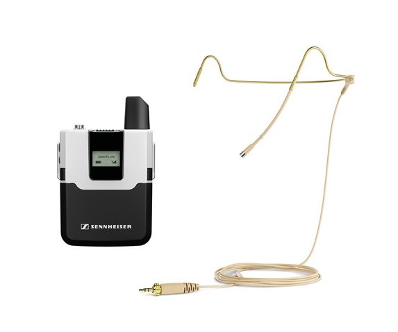 Sennheiser SL Bodypack m/HS2 Bøyle Beige