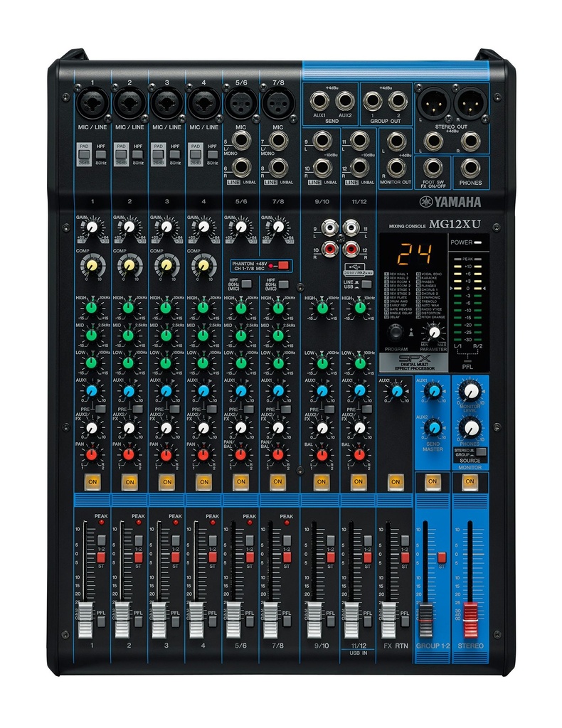 [MG12XU] Yamaha MG12XU Analog mikser m/USB/fader