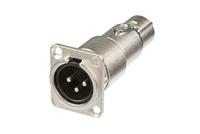 [NA3MDF] Neutrik 3 pin XLR Han Feedthough