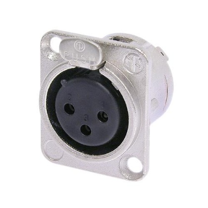 Neutrik 3pin XLR Hun for D-panel