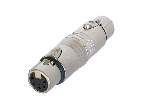 [NA5FF] Neutrik 5 pin XLR Hun - 5 pin XLR Hun