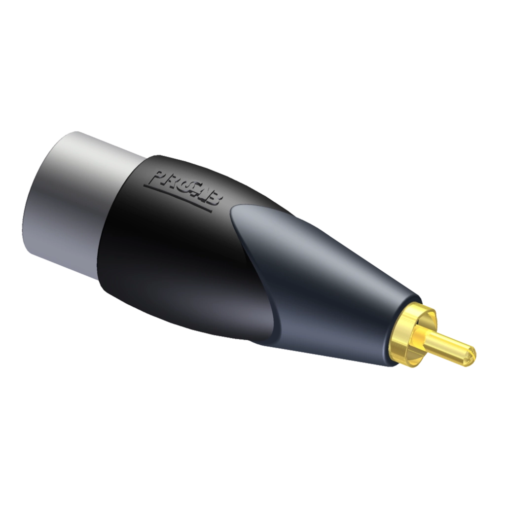 Procab CLP135 XLR M RCA M Adapter