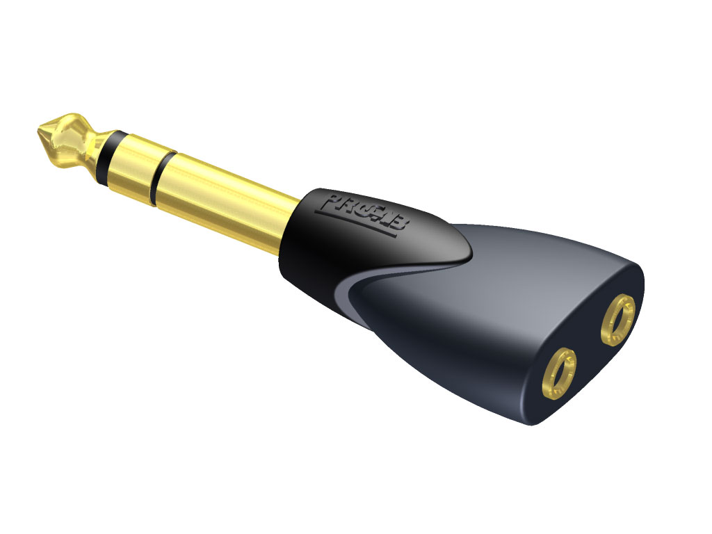 CLP208 2xMiniJackF JackM adapter