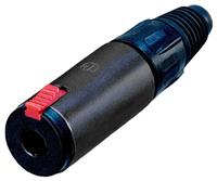 Neutrik NJ3FC6 stereo jack hun sort