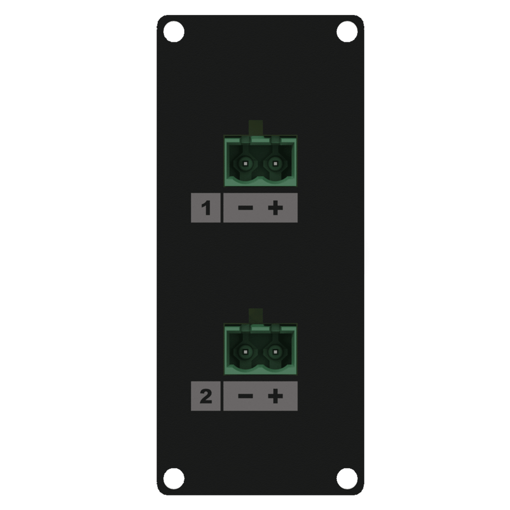 Caymon Casy 1 space 2x 2pin terminal