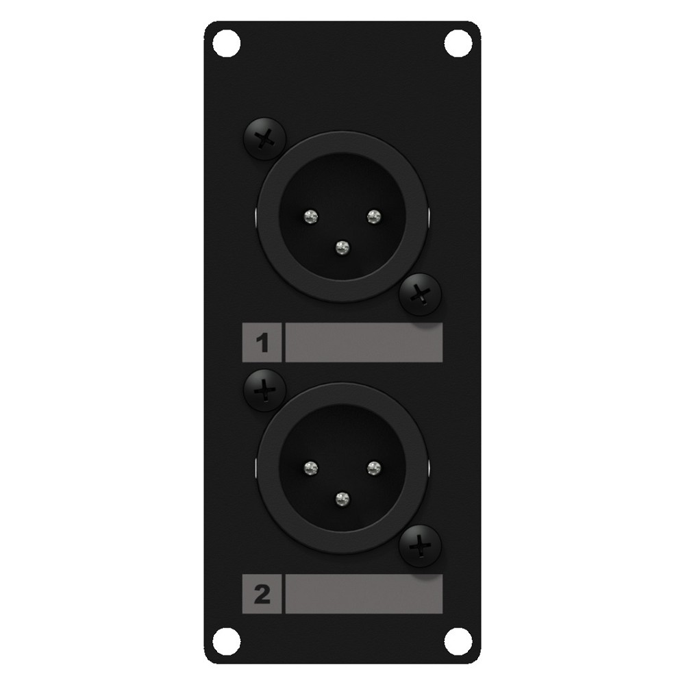 Caymon Casy 1 space with 2 x XLR male
