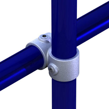 [T16100] Doughty Pipe Clamp Crossover 90 Degree