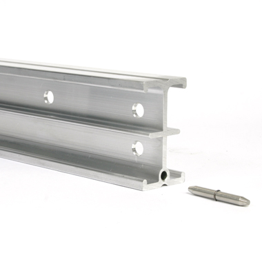 [T84045] Doughty Studio Rail 60 skinne 4m Sort