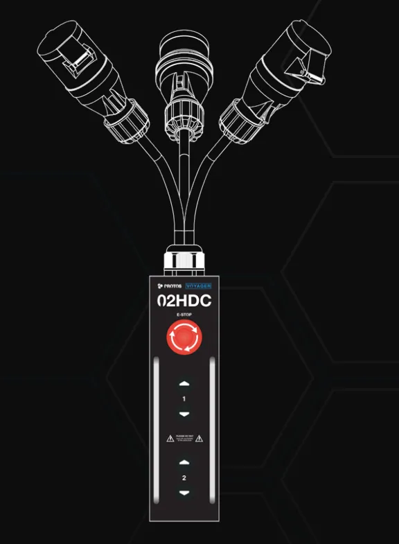 Protos Voyager 2 kanals DC håndkontroll