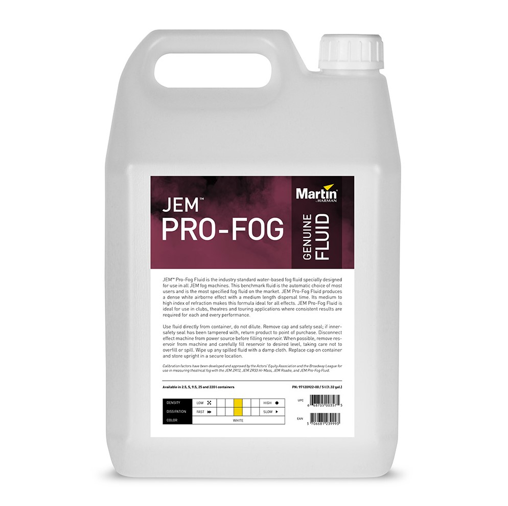 Jem Pro-Fog Fluid 4x 5L