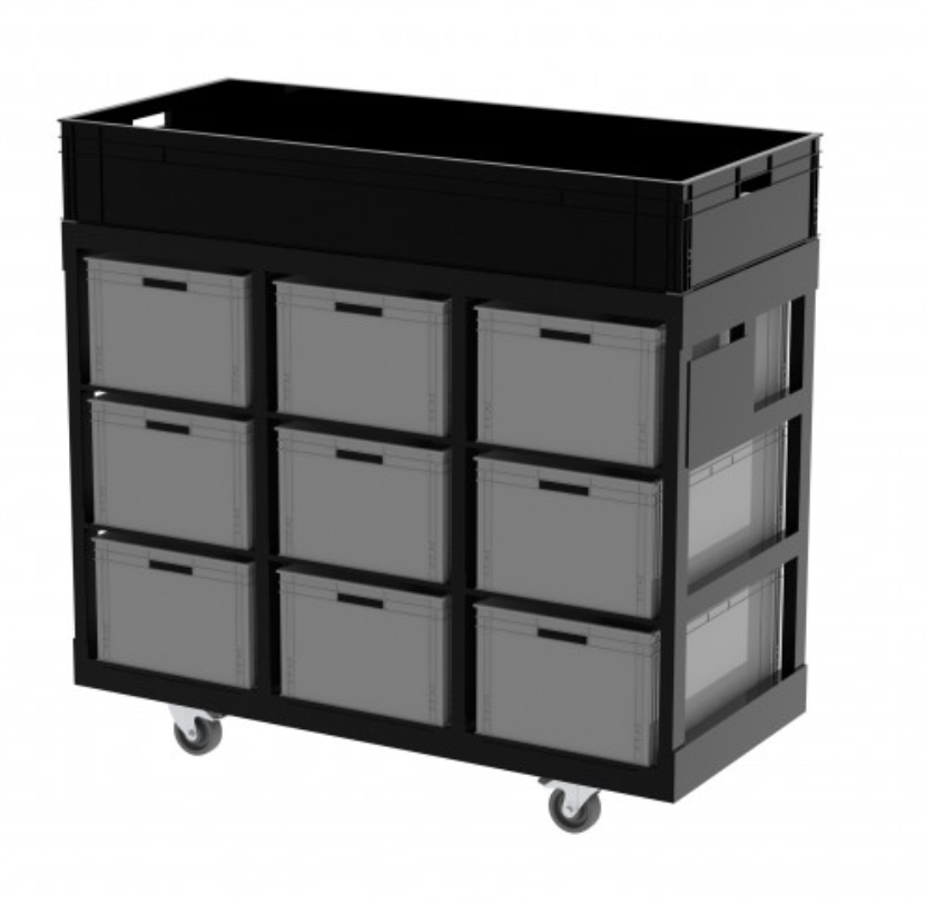 [215209] Sixty82 Dolly crate 3x3, sort