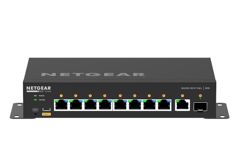[NG-GSM4210PD-100EUS] NETGEAR AV Line M4250-9G1F-PoE+