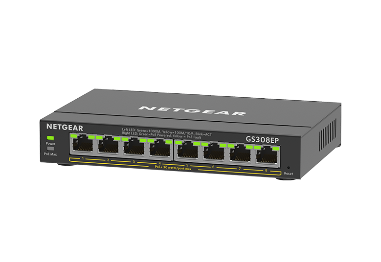 [NG-GS308EP] NETGEAR AV-Line GS308EP